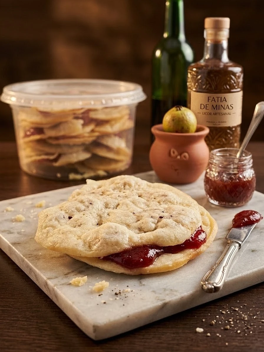 Provolone Desidratado Recheado com goiabada 155g 