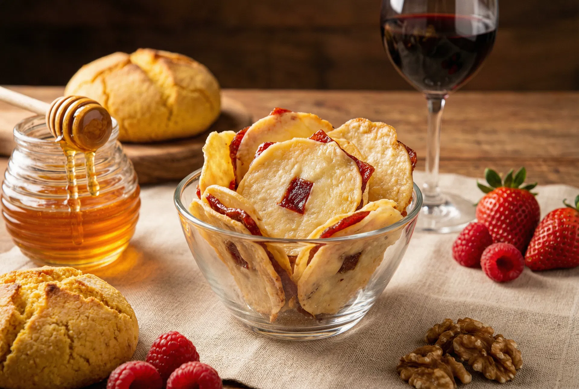 Provolone Desidratado Recheado com goiabada 155g 