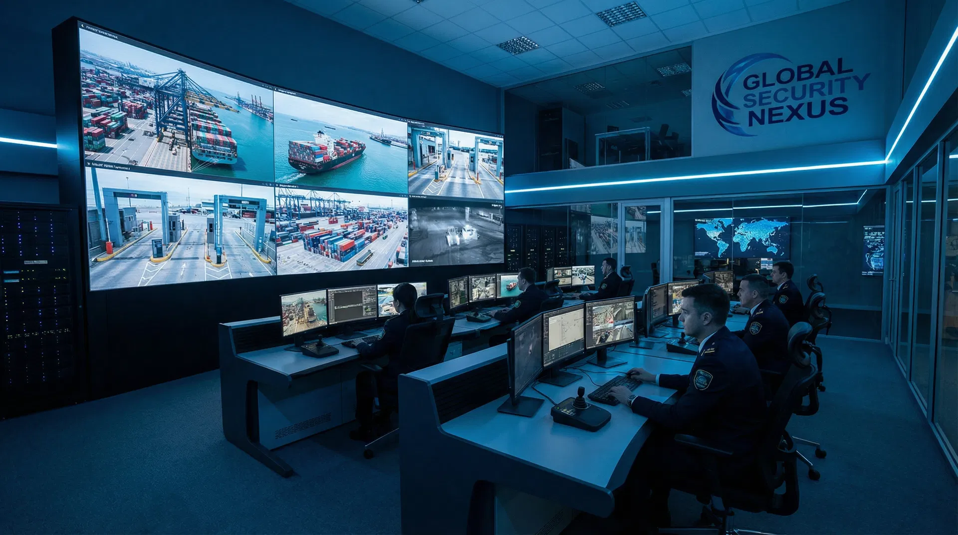 Sala de Monitoramento CFTV