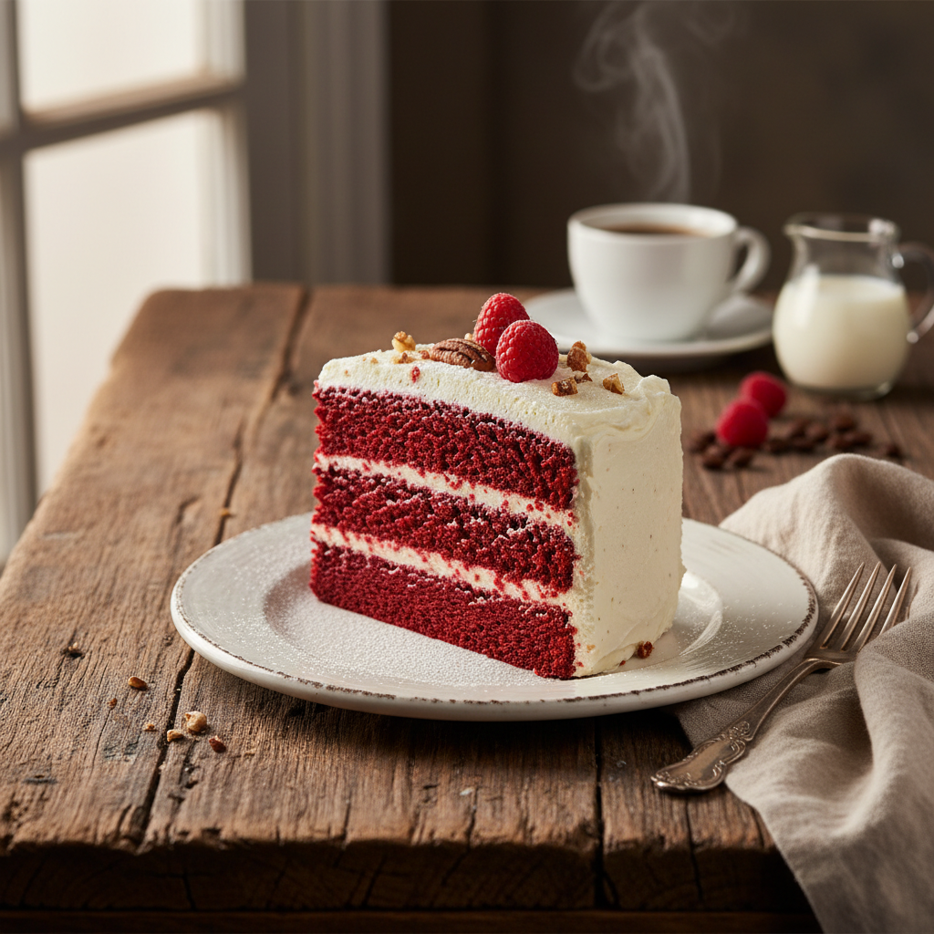 Bolo Red Velvet (pedaço)
