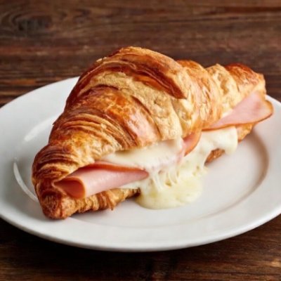 Croissant com Presunto e Queijo