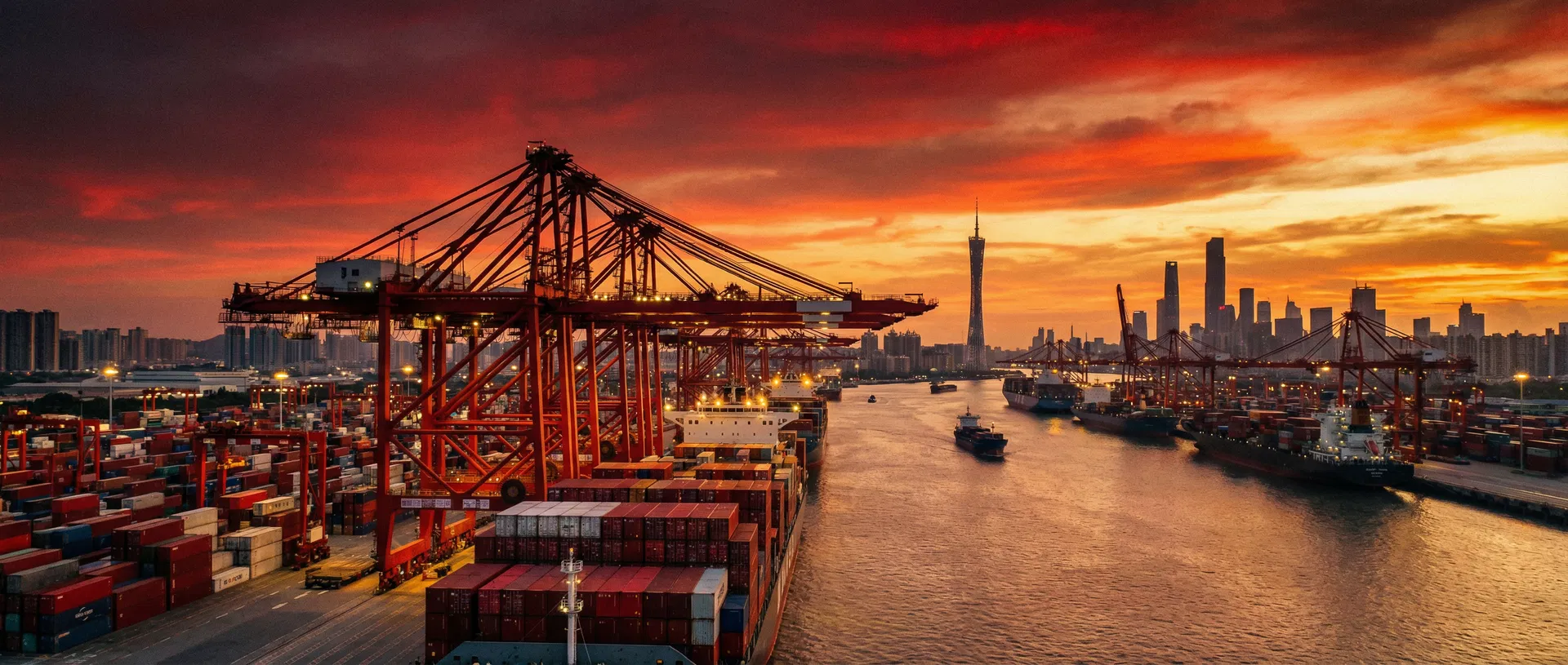 ميناء شحن صيني