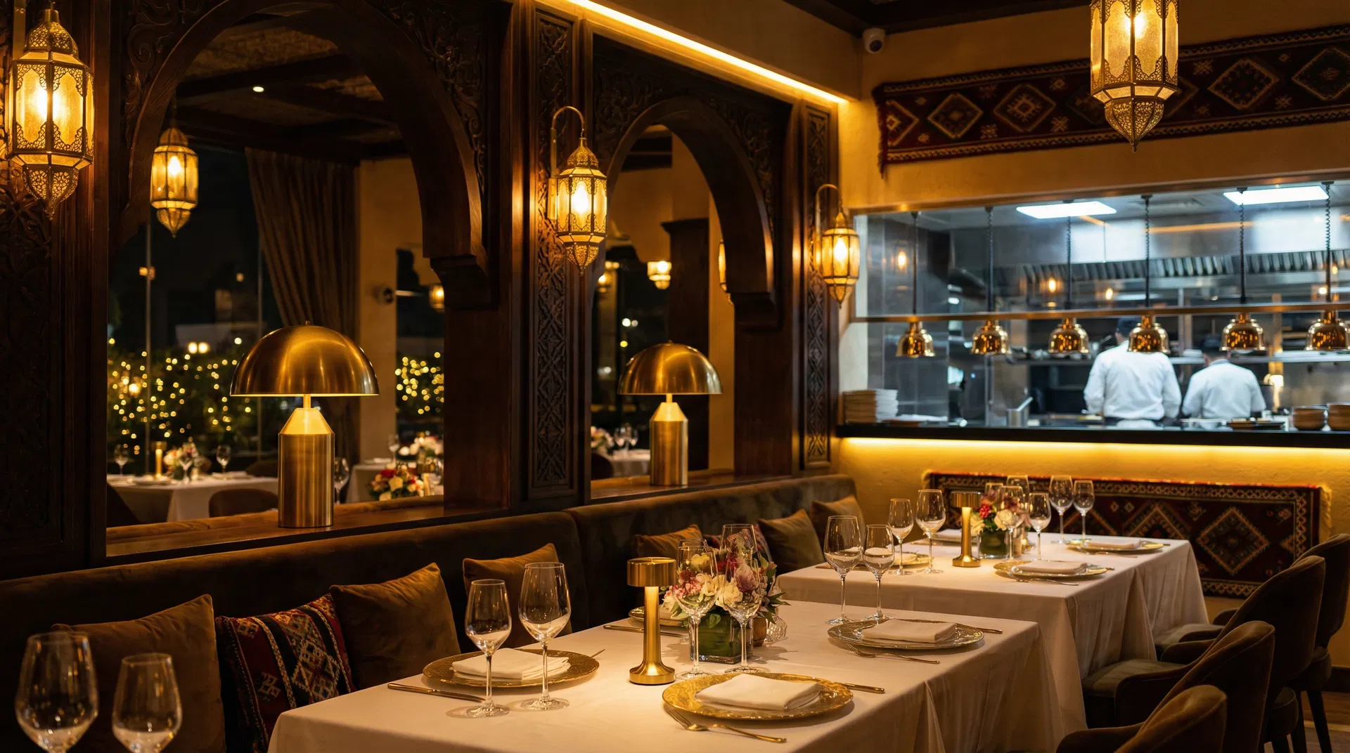 مطعم فاخر