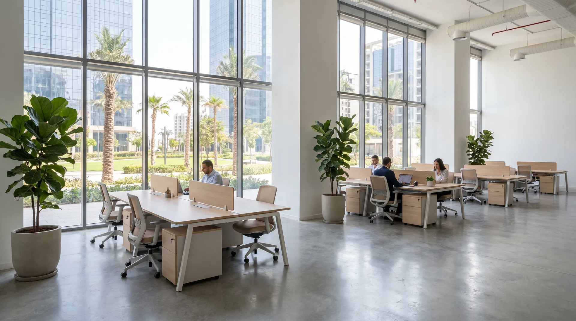 Hyde Park Business District New Cairo offices — modern workspace