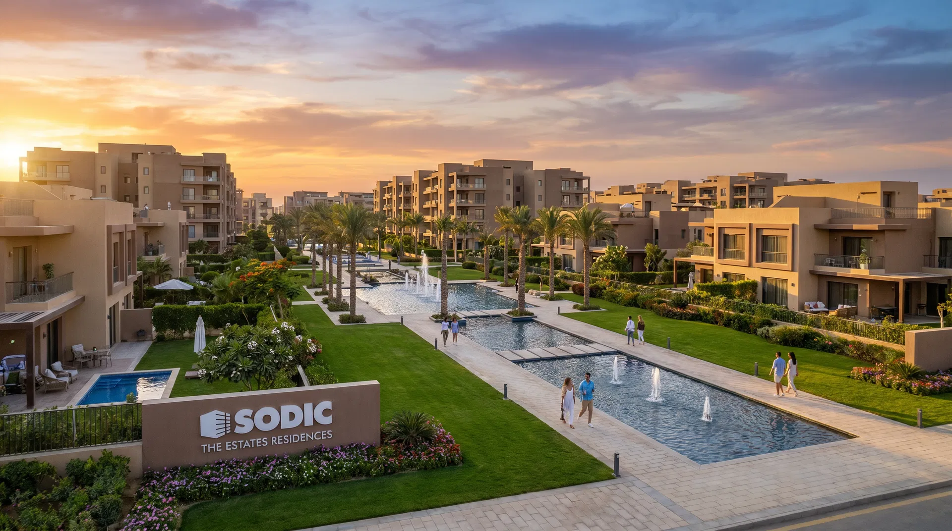 SODIC THE ESTATES Residences apartments and villas in New Zayed - luxury residential compound