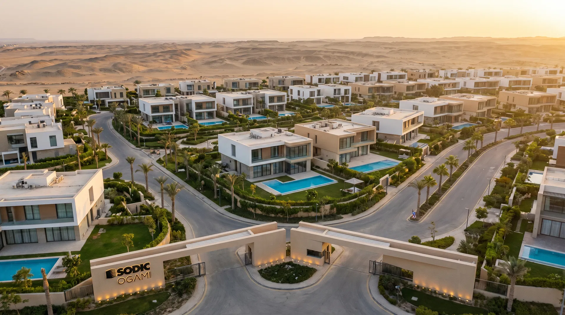 SODIC OGAMI ultra-luxury villa in New Zayed with private pool and expansive garden