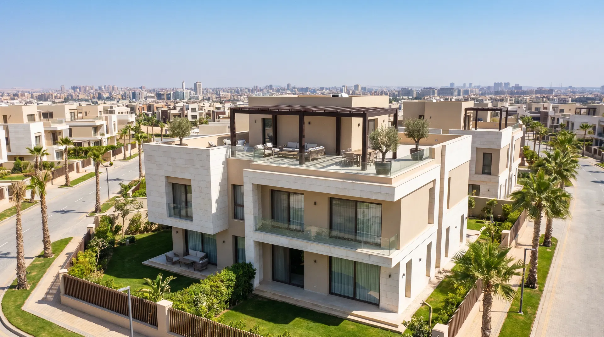 I-Villa Roof at ALIVA Mostakbal City by Mountain View — private rooftop villa