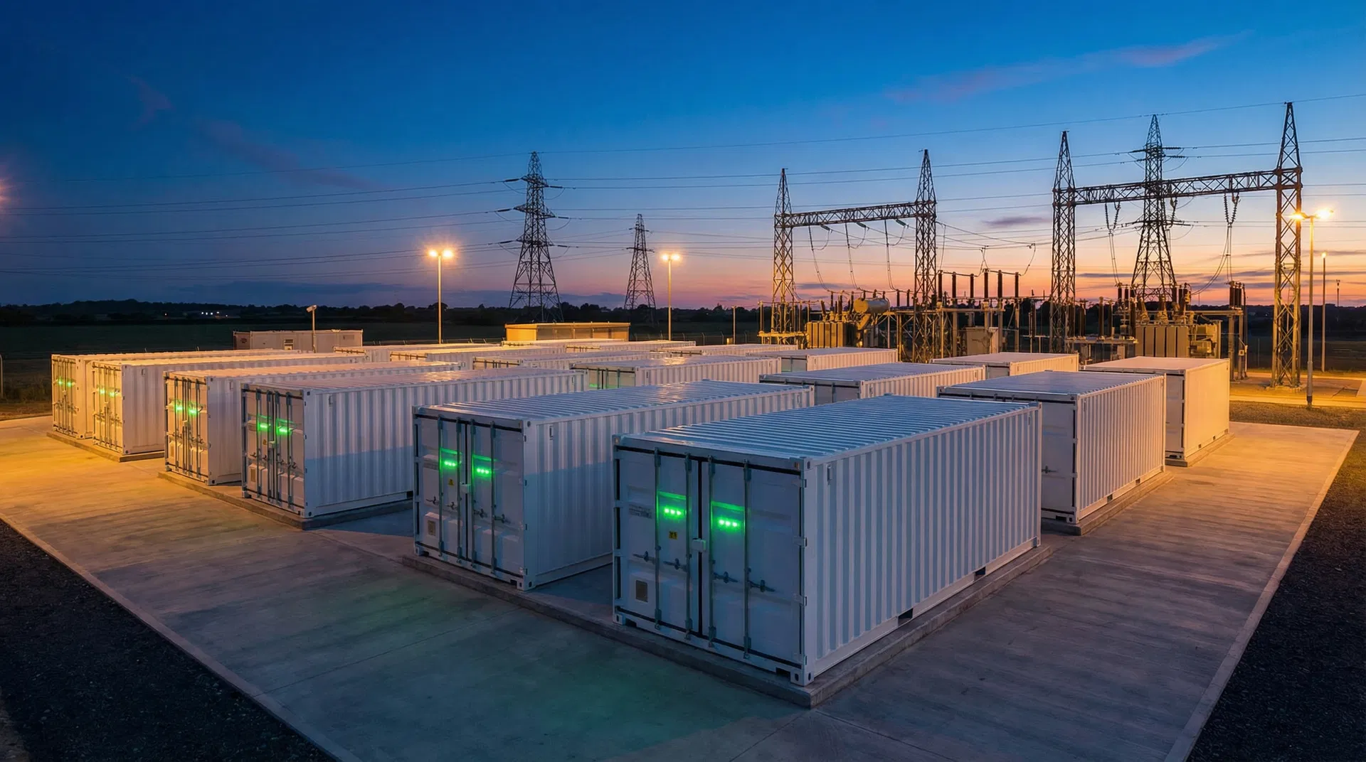 Sistema BESS de armazenamento de energia