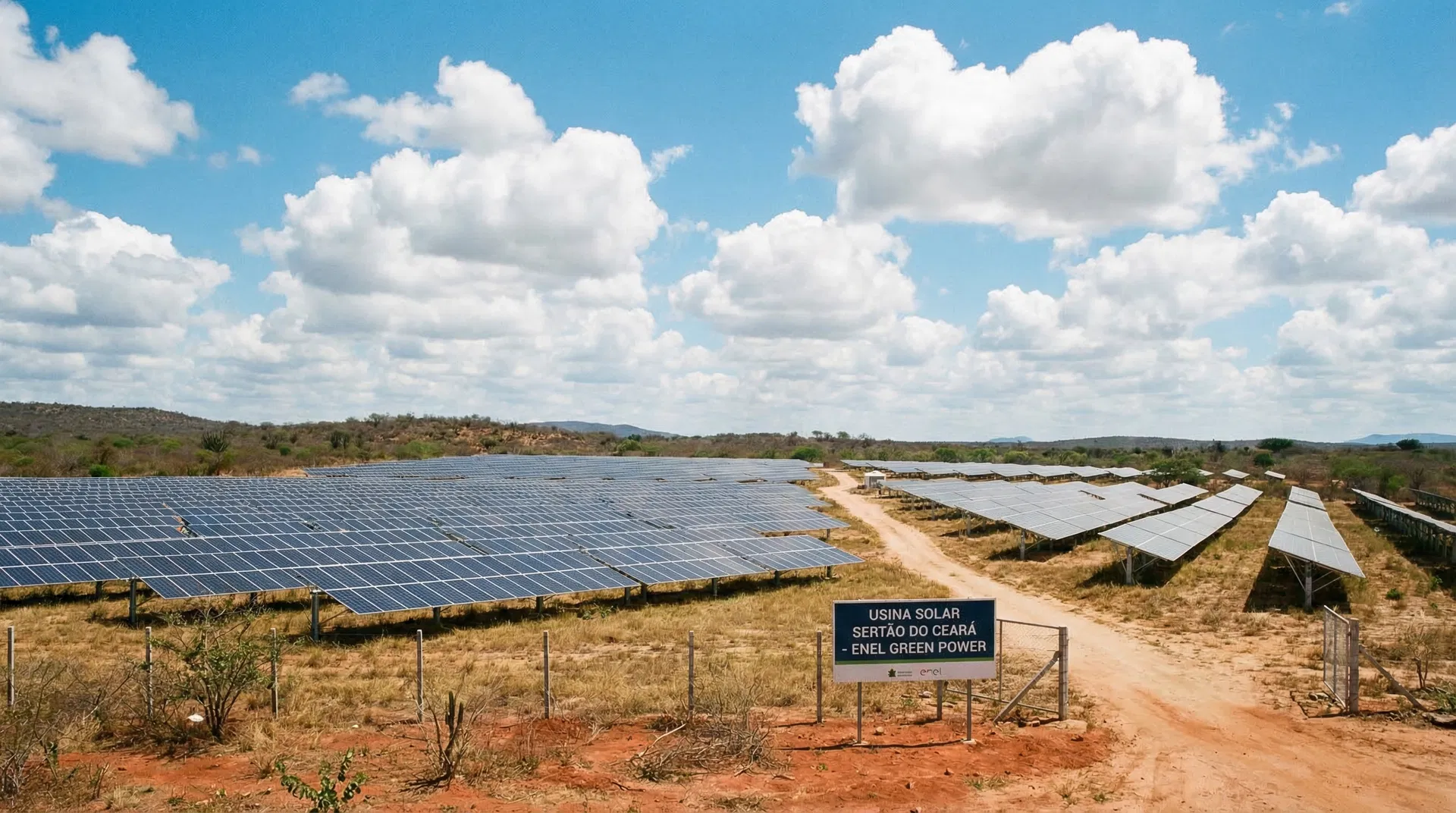 Usina solar em Aracoiaba-CE