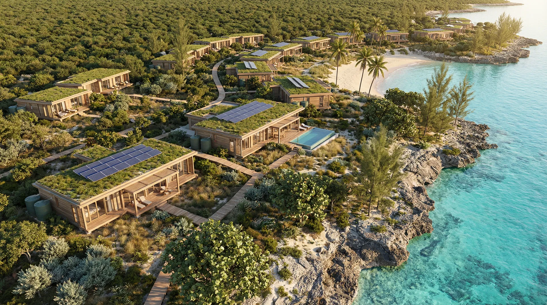 Eco-Lodge Network — Aerial