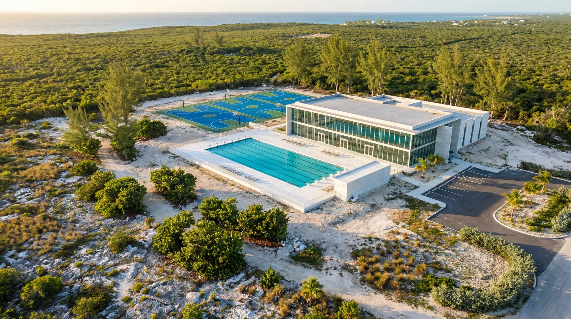 Multi-Purpose Recreation Centre — Aerial