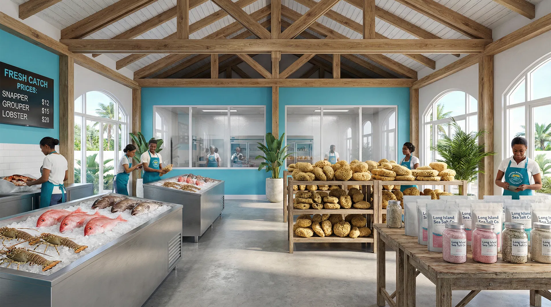 Cooperative building interior