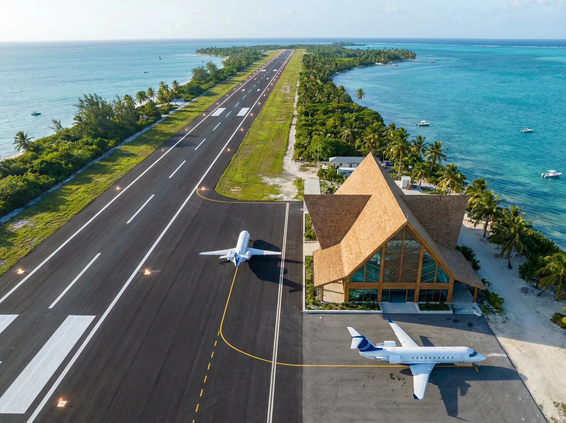 Airport Runway and Terminal Completion