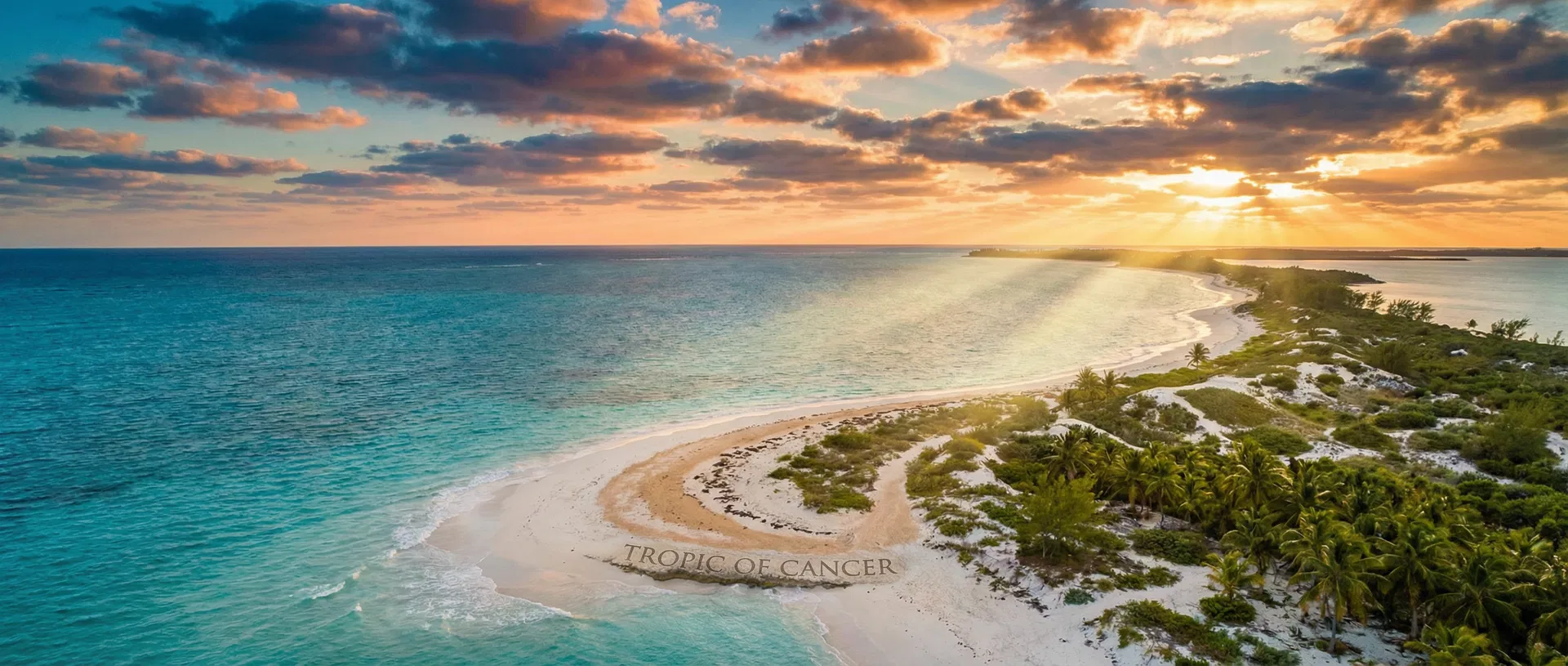 Long Island Bahamas aerial