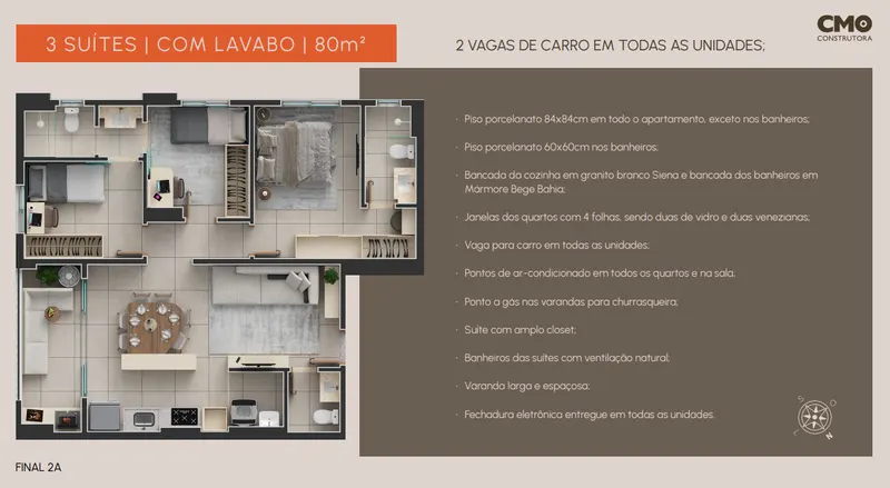 3 Quartos Passos Flamboyant