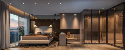 Suíte Master com closet amplo