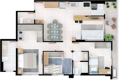 90m² - Final 02 - Garden