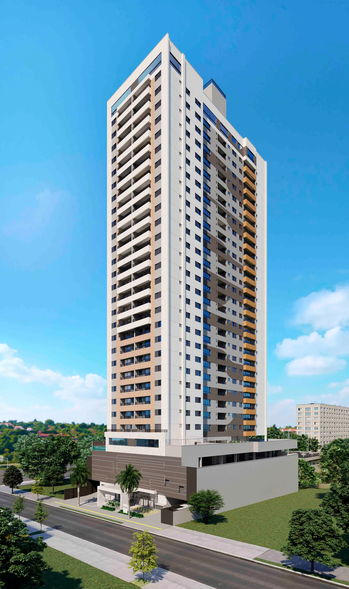 FACHADA DIURNA LATERAL_RITMO