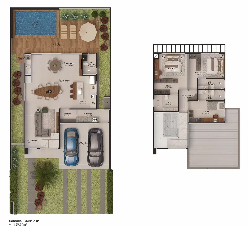 Casa Térrea Modelo 05