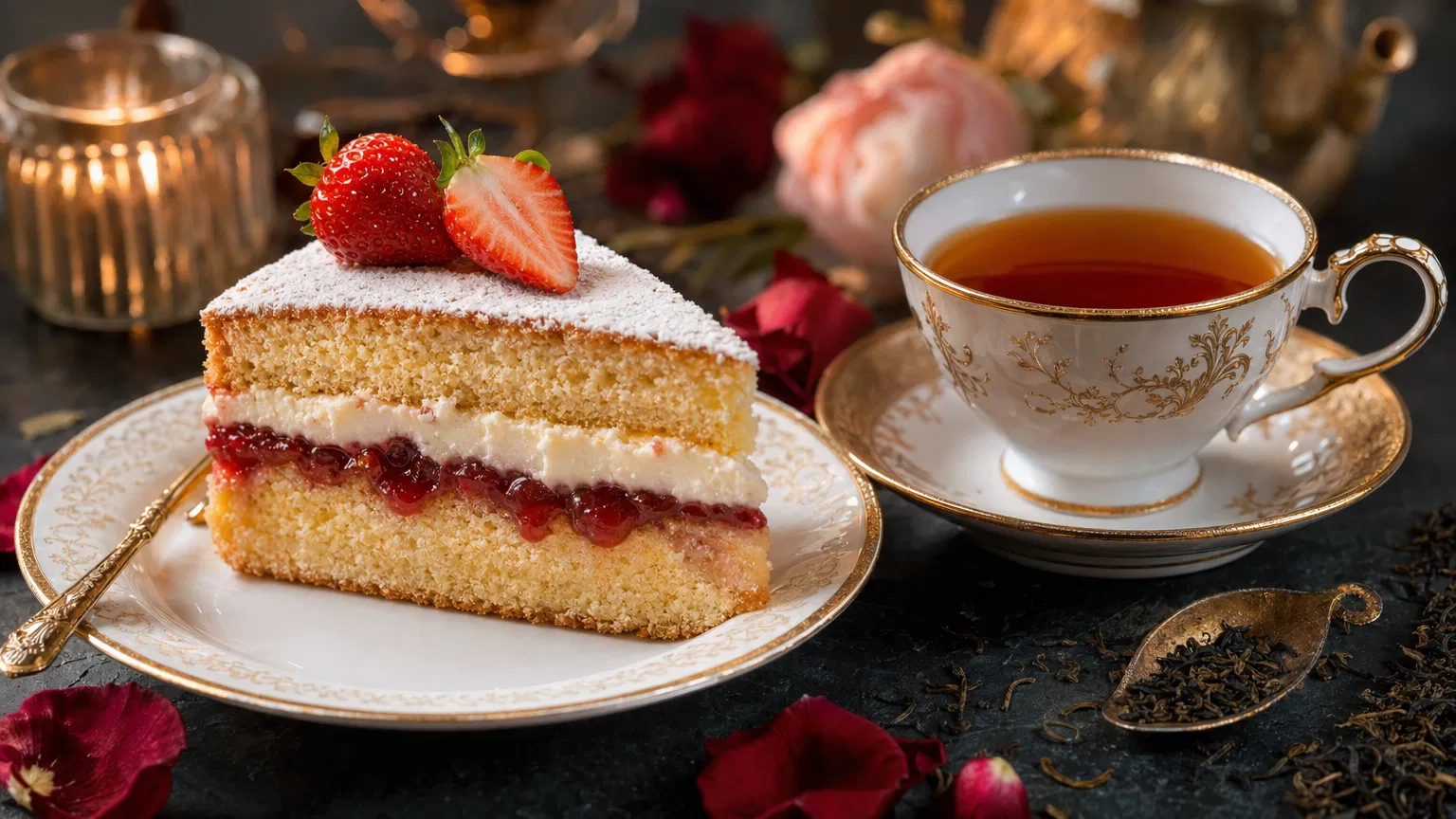 紅茶とケーキのペアリング