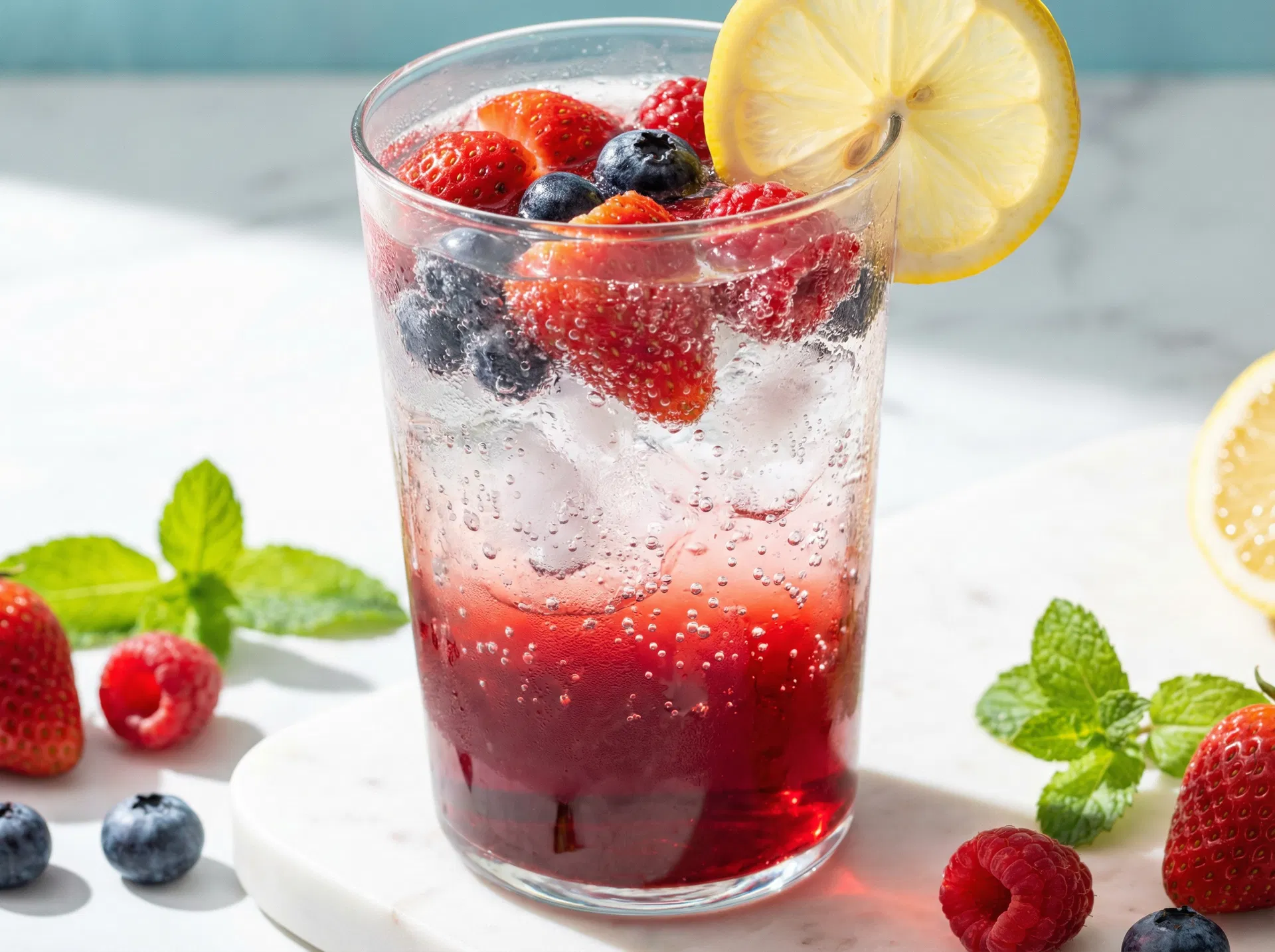 爽快!フルーツ・スパークリングティー