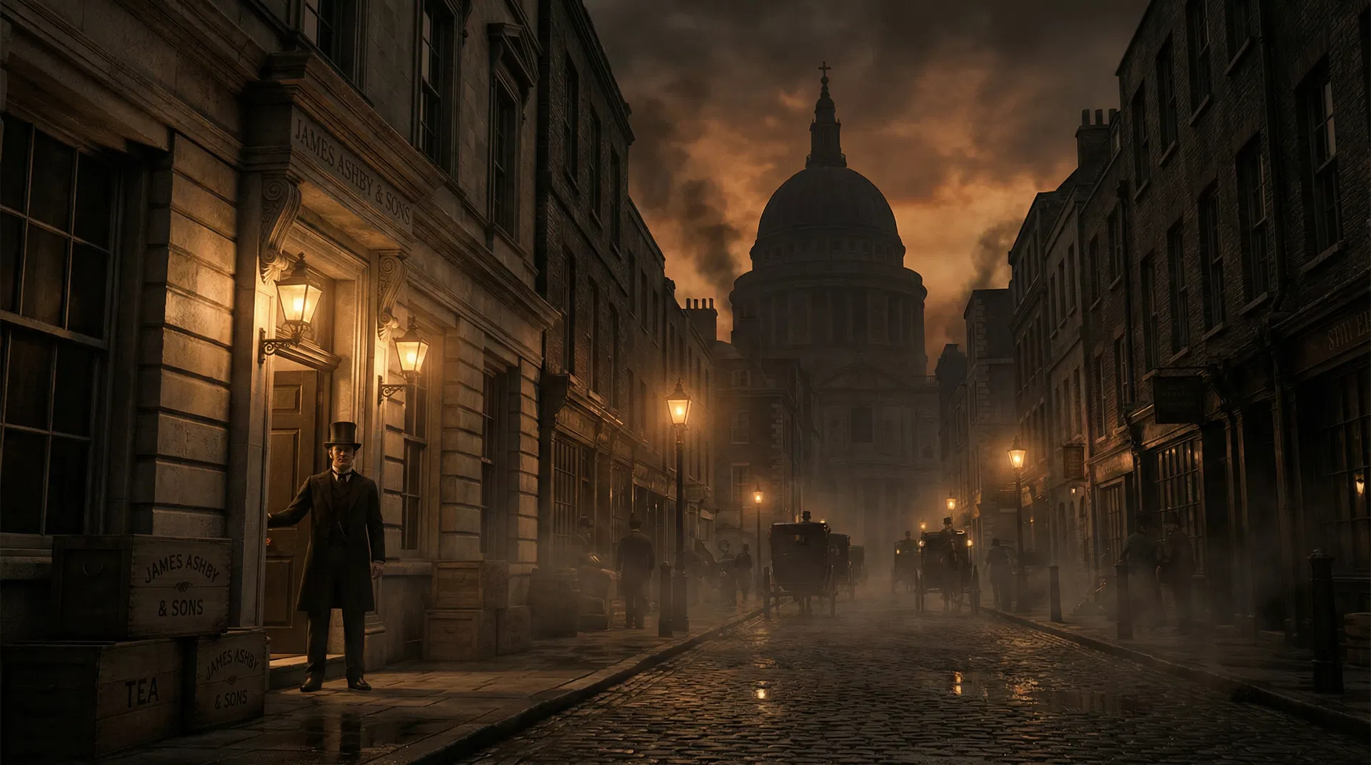 Victorian London, 1856 — the year James Ashby founded his tea empire