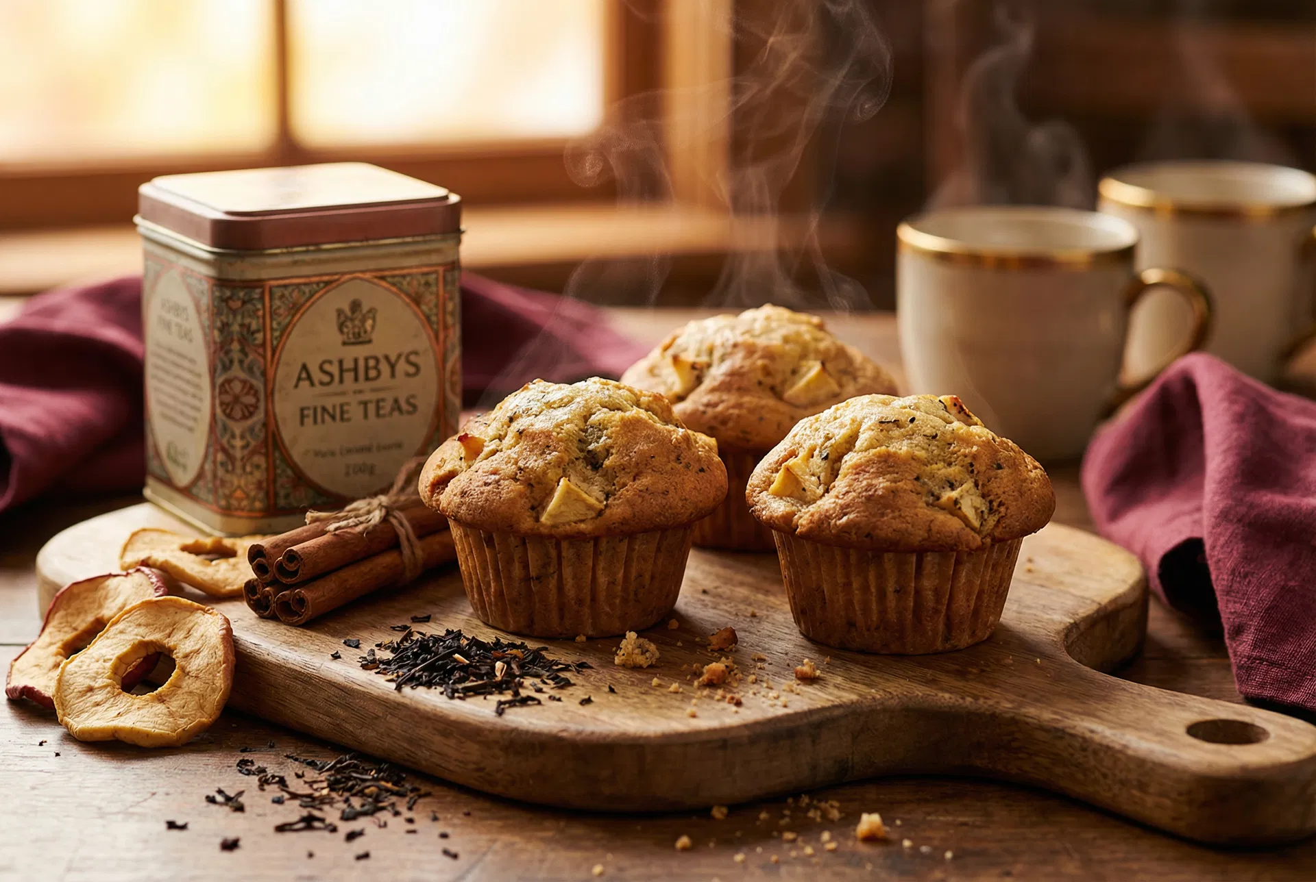 アップル＆シナモン・ティーマフィン