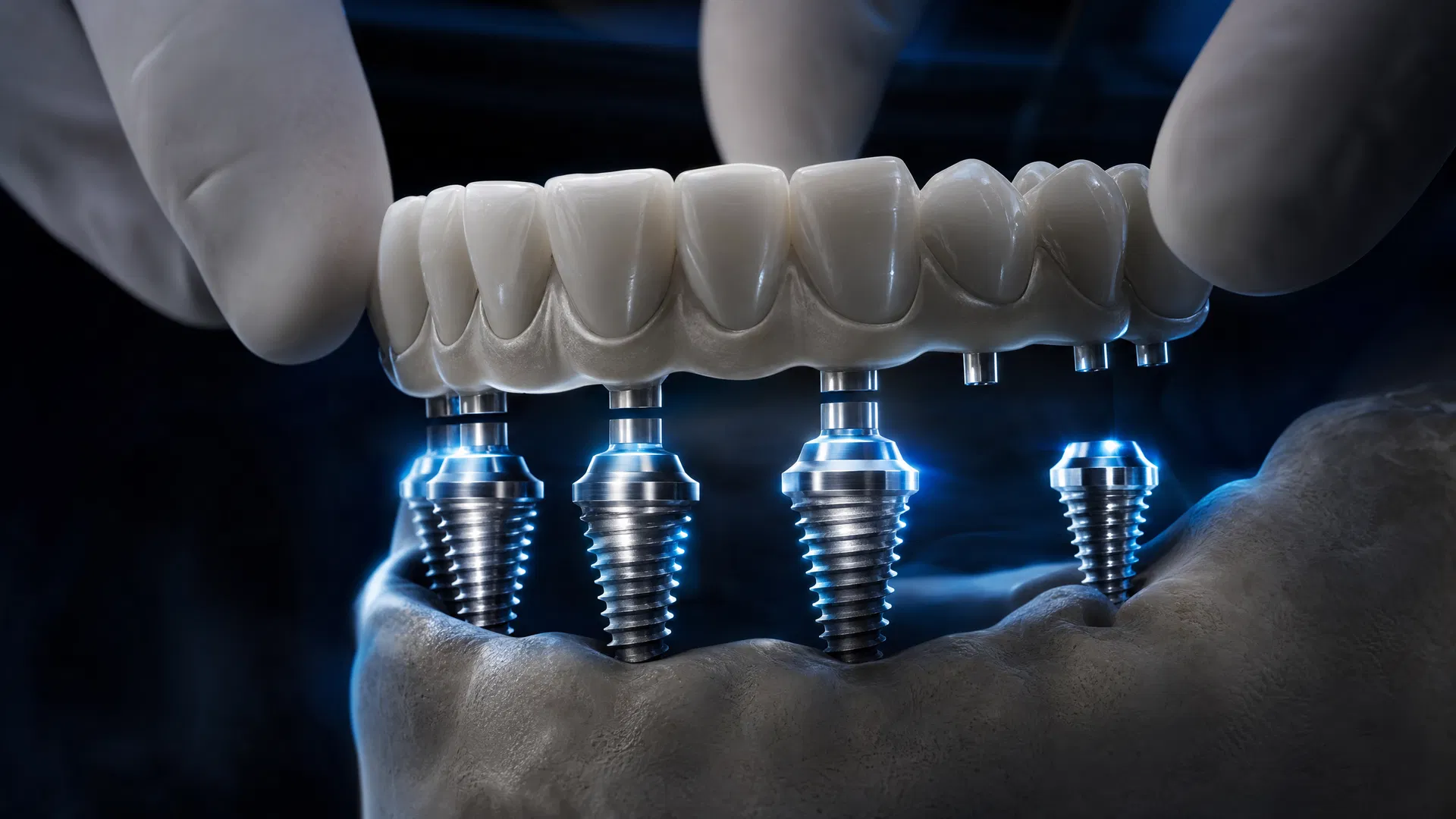 All-on-X dental implants full arch restoration