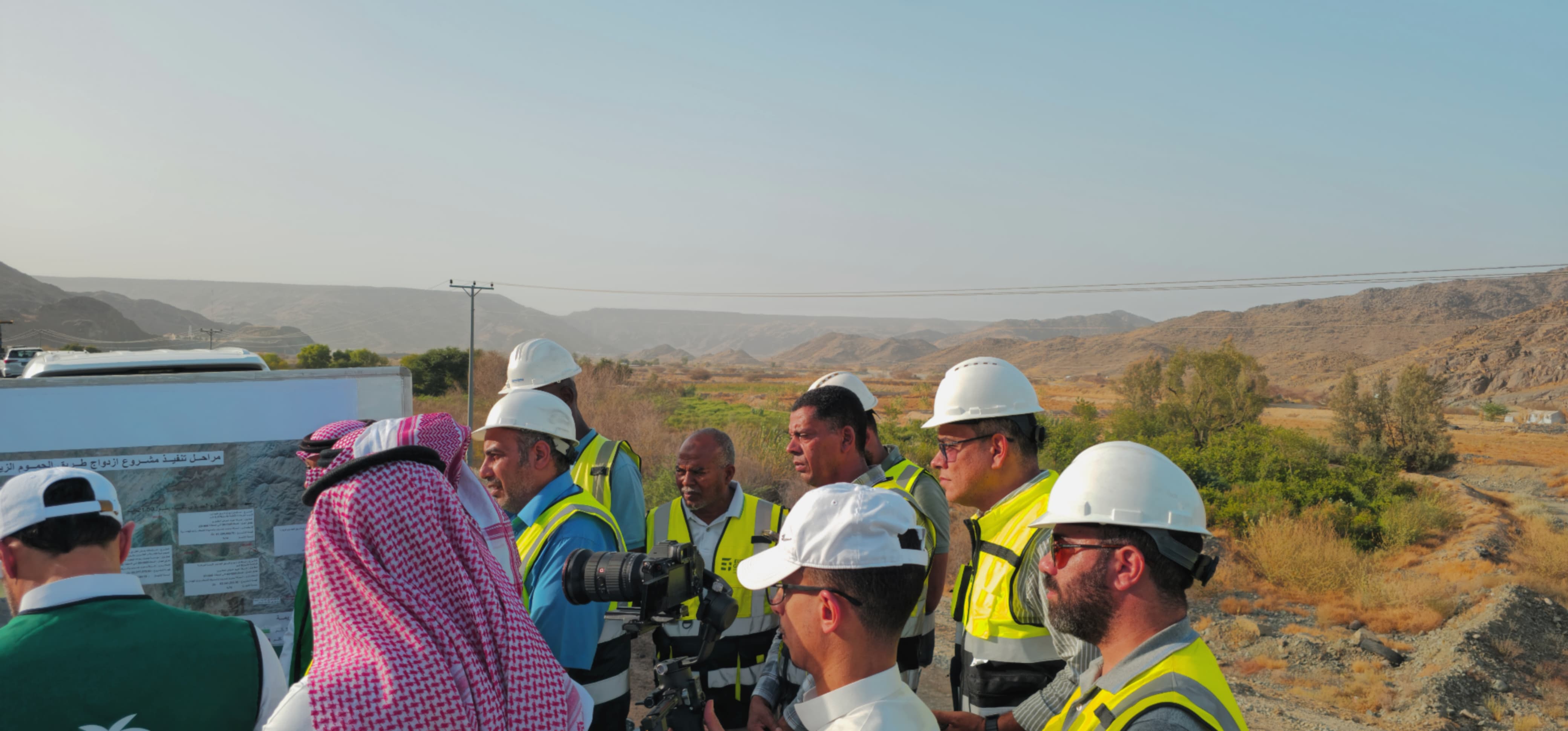 زيارة معالي نائب وزير النقل لمشروع الجموم الزيما