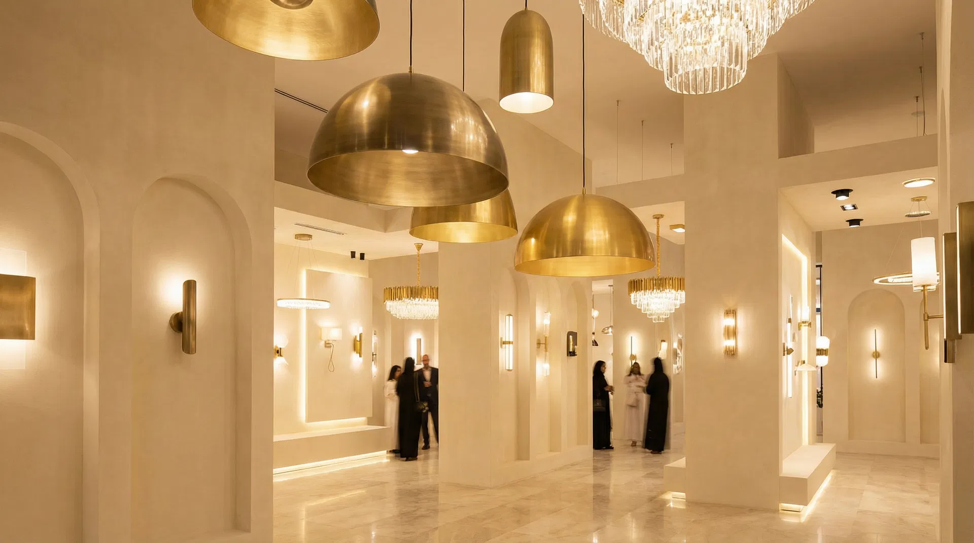 Lighting showroom