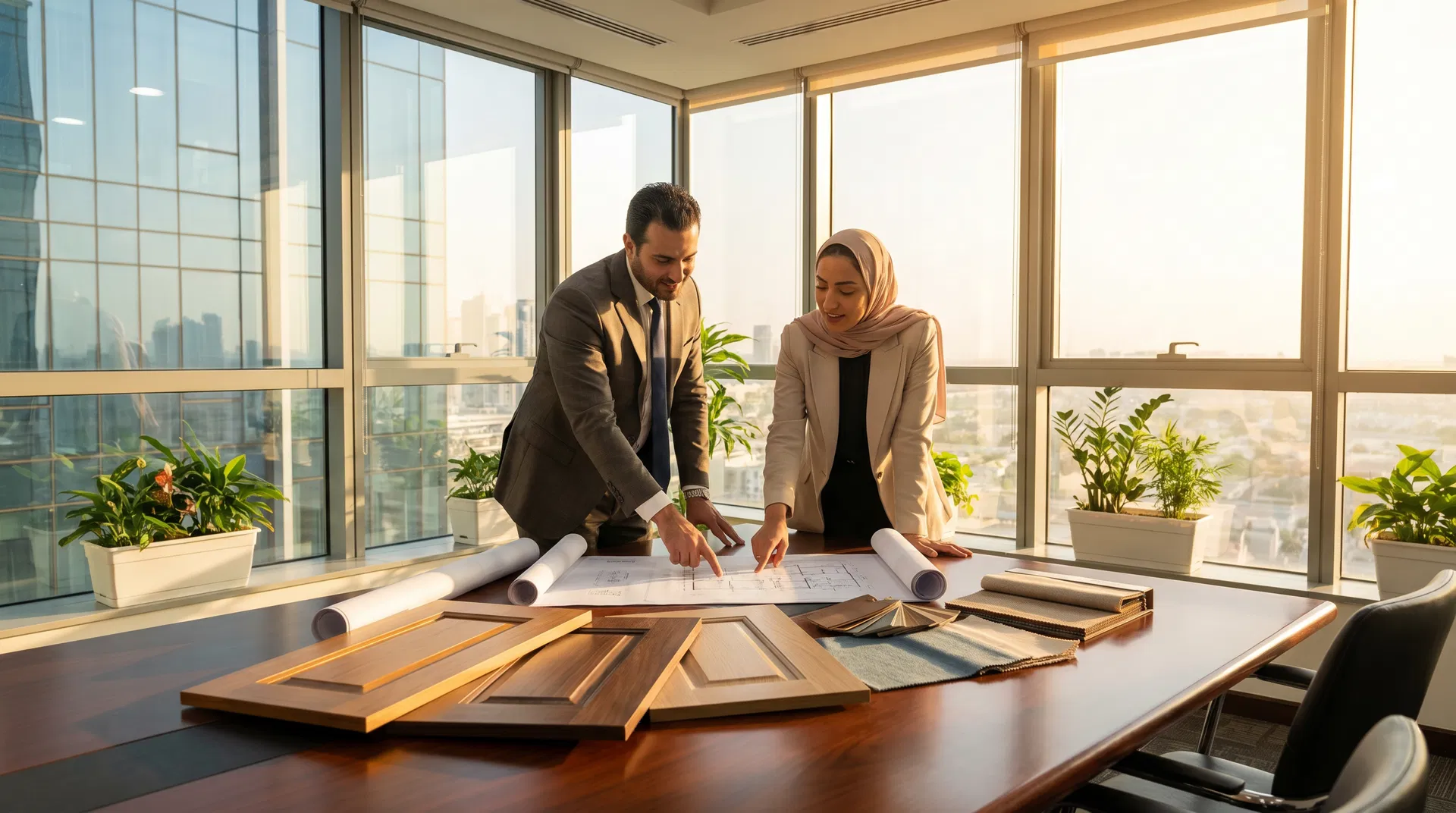 اجتماع عمل مع فريق سنديان