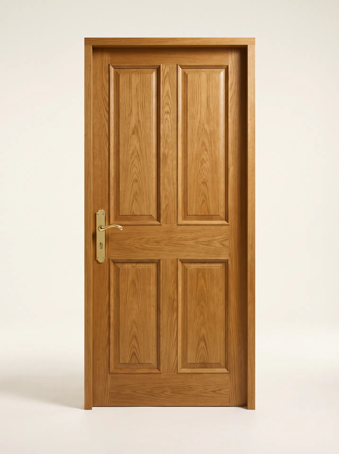 باب كلاسيكي من خشب السنديان