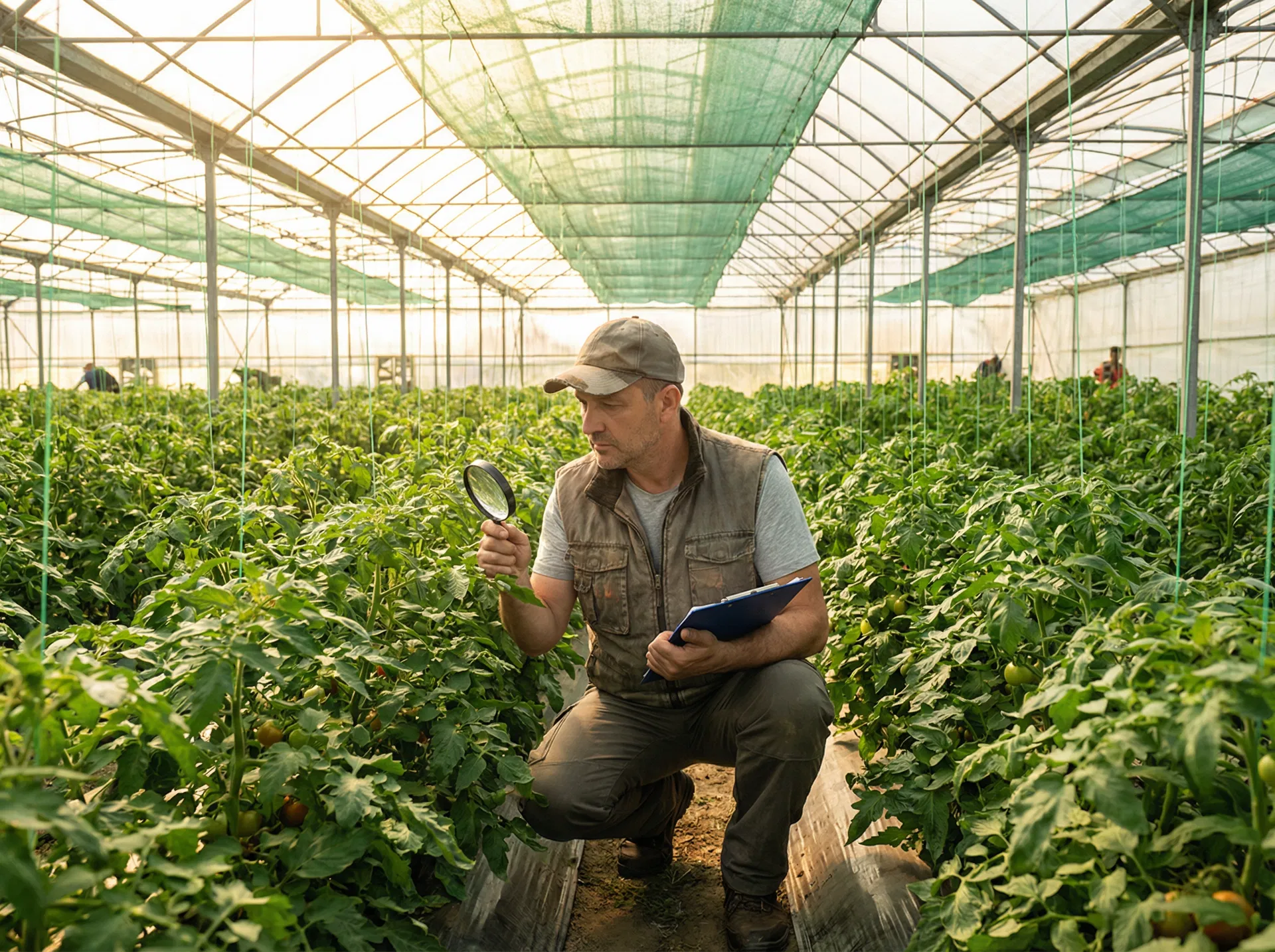 مشروع تطوير مزرعة طماطم — القصيم