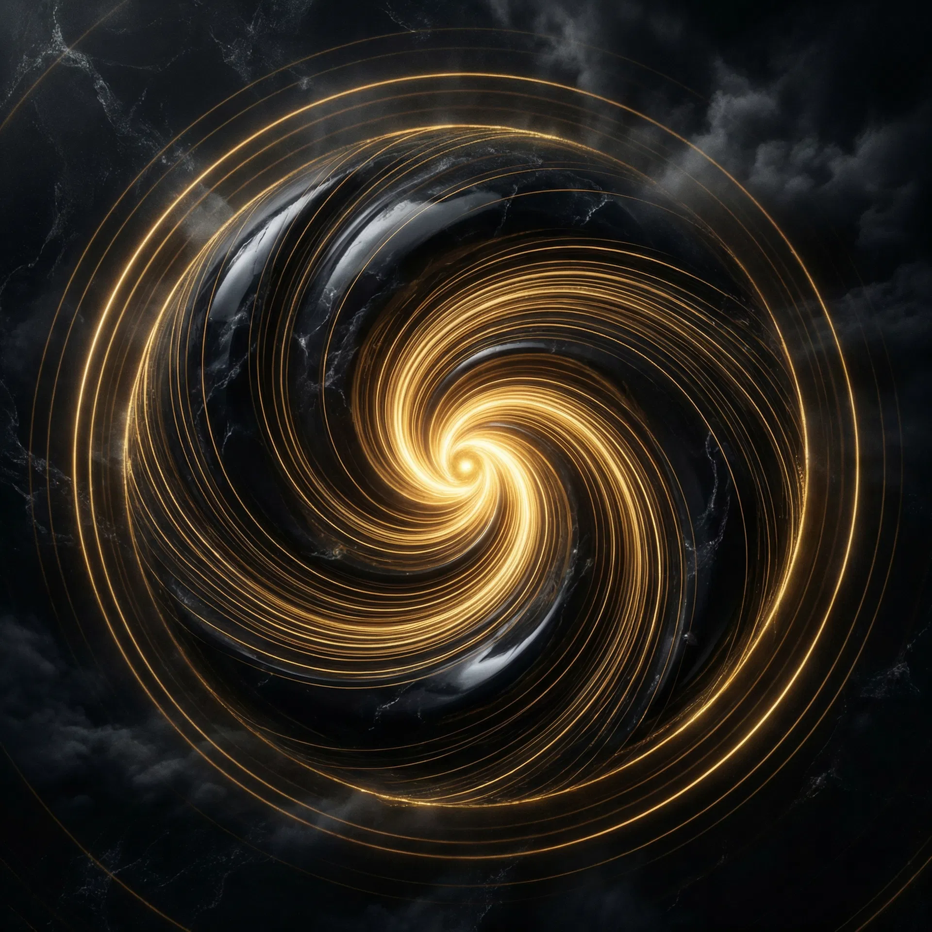 Eye of the storm abstract