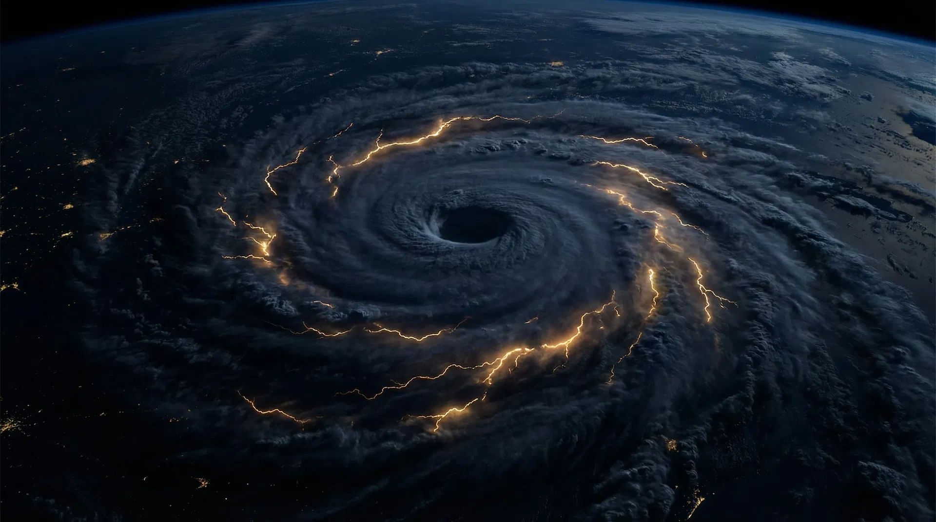 Hurricane from space