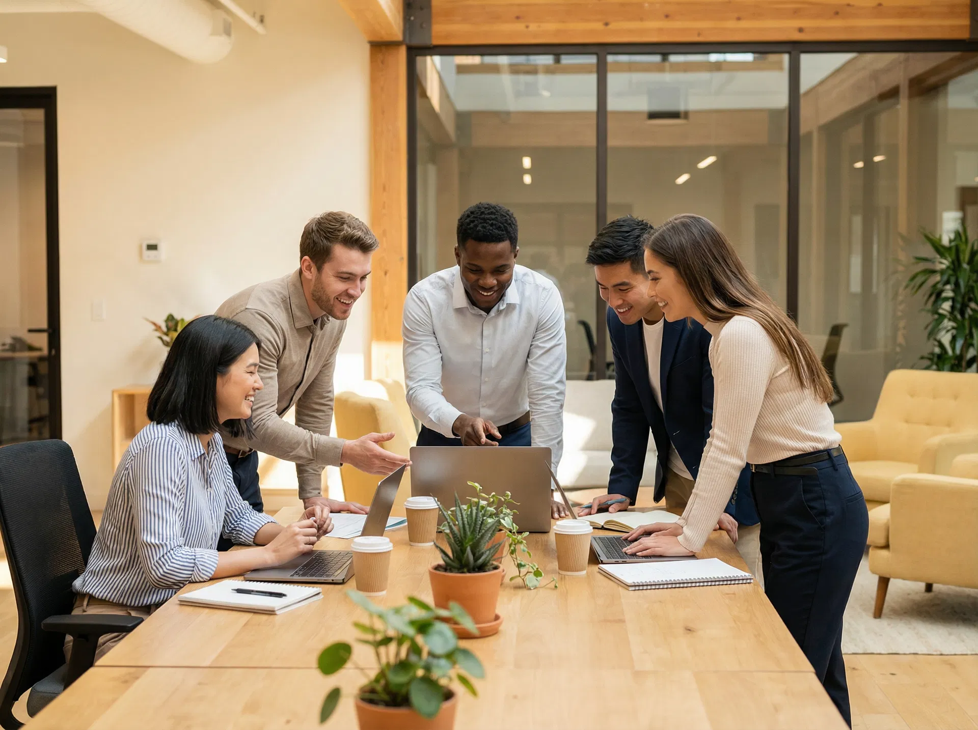 Équipe collaborative