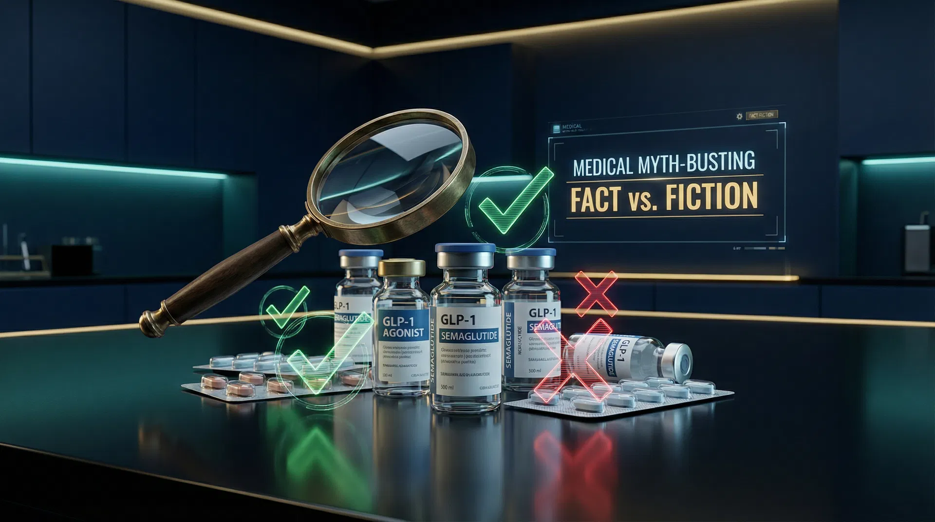 Mitos e Verdades sobre Agonistas GLP-1: O Que a Ciência Realmente Diz