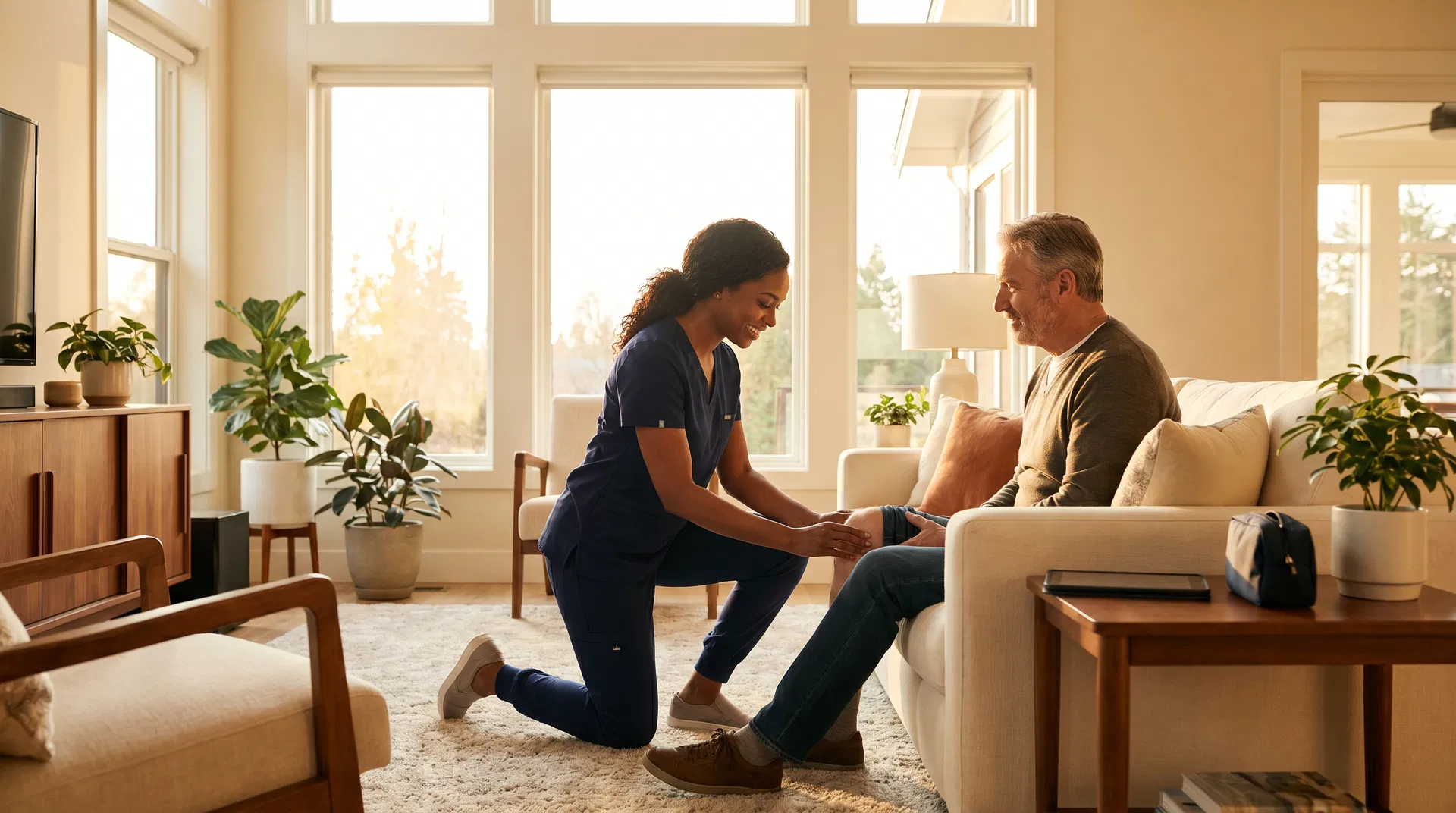 Concierge chiropractic care at home