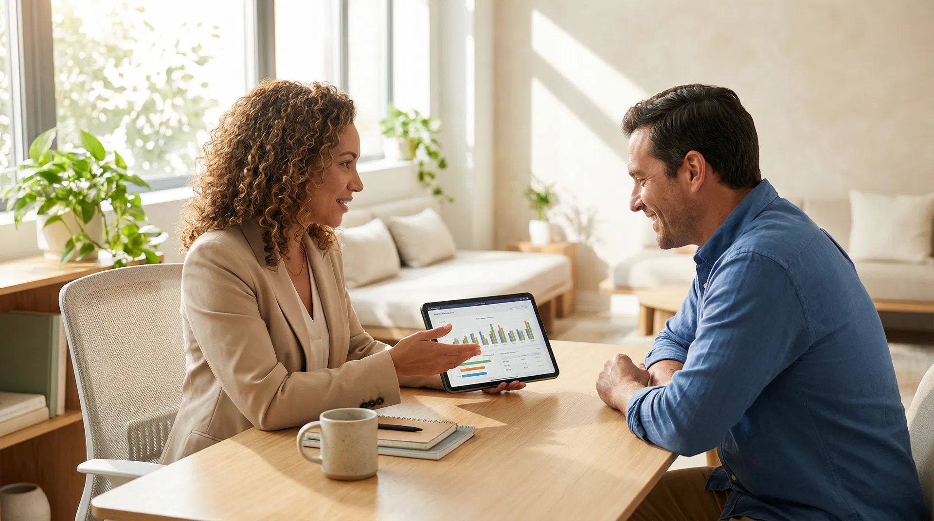 Dr. Eric Smith providing personalized 1-on-1 coaching during a peptide therapy program