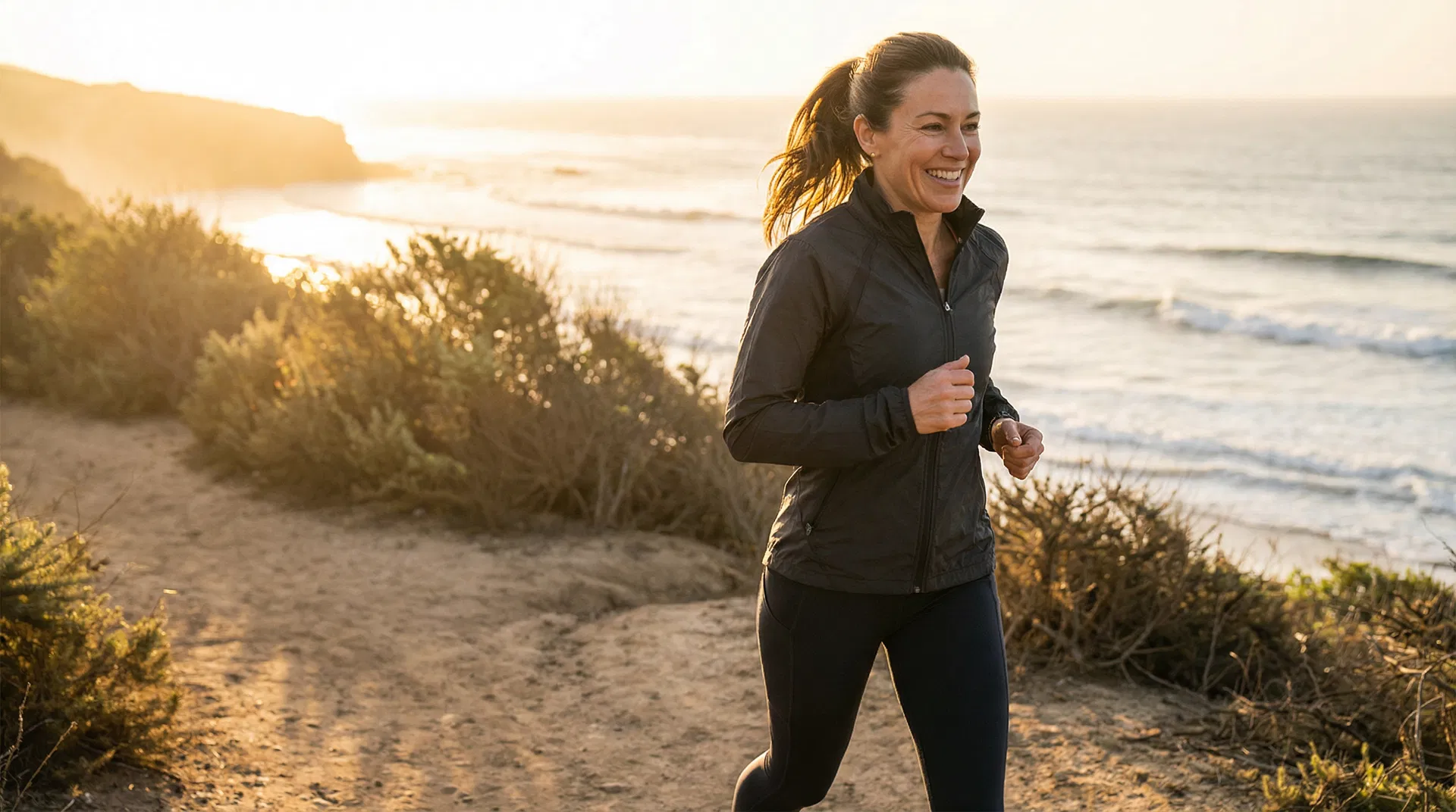 Active adults enjoying vibrant health after peptide therapy program