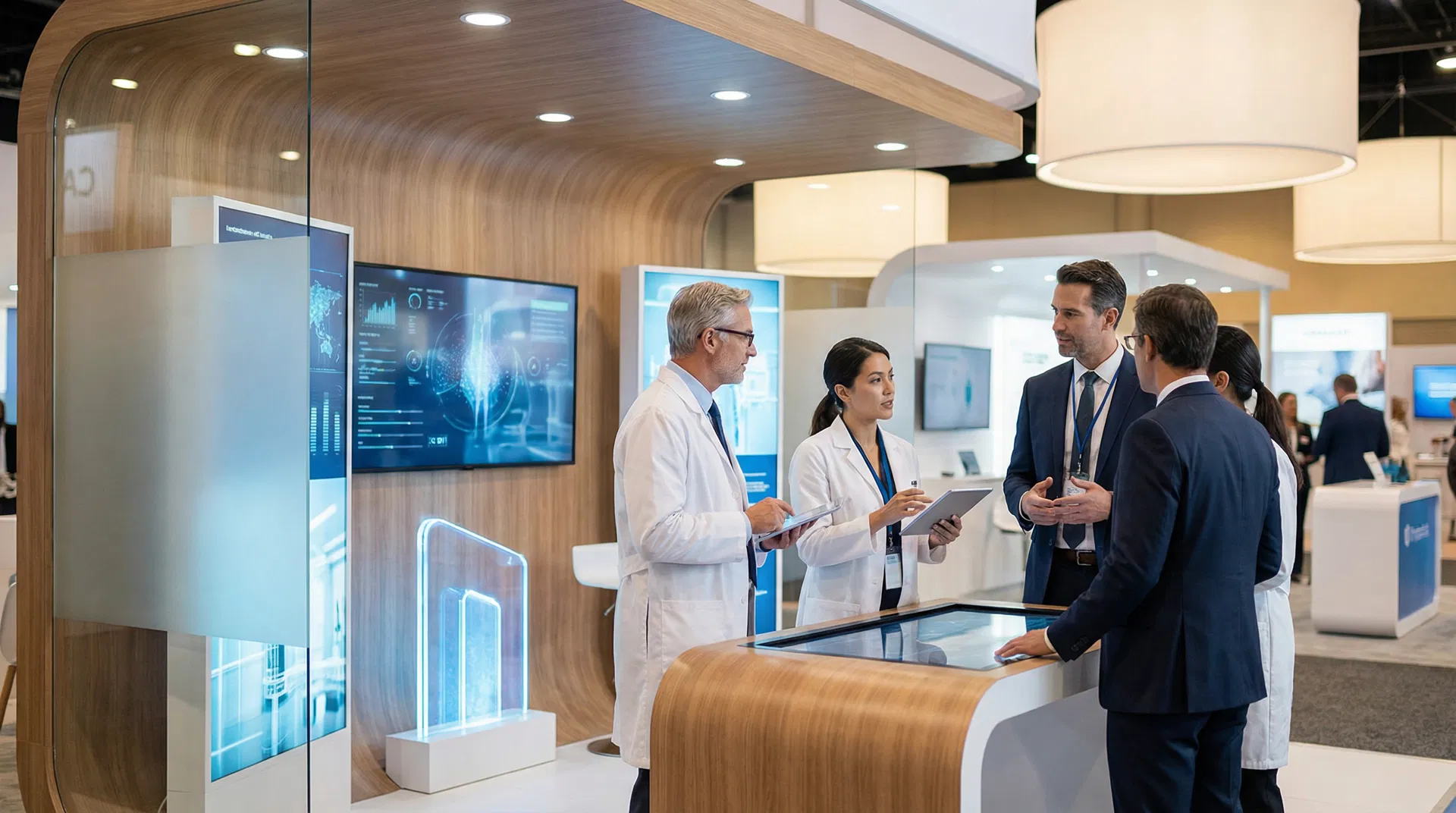 Healthcare professionals collaborating