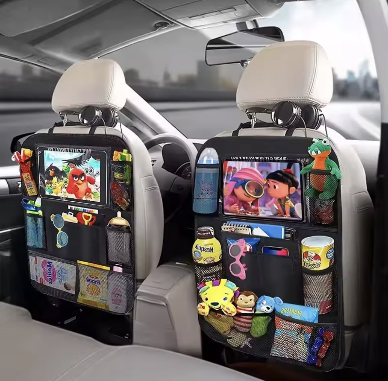 Car Backseat Organizer with Tablet Holder