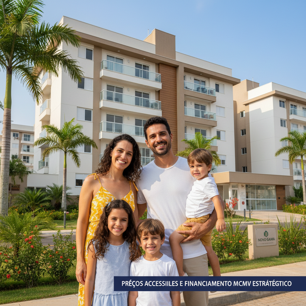 Novo Gama: Preços Acessíveis e Financiamento MCMV Estratégico
