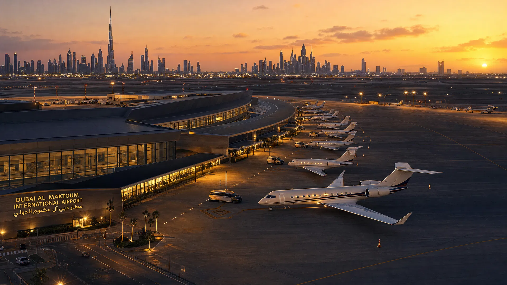 Dubai Al Maktoum International Airport - base strategique NEXUS Aviation