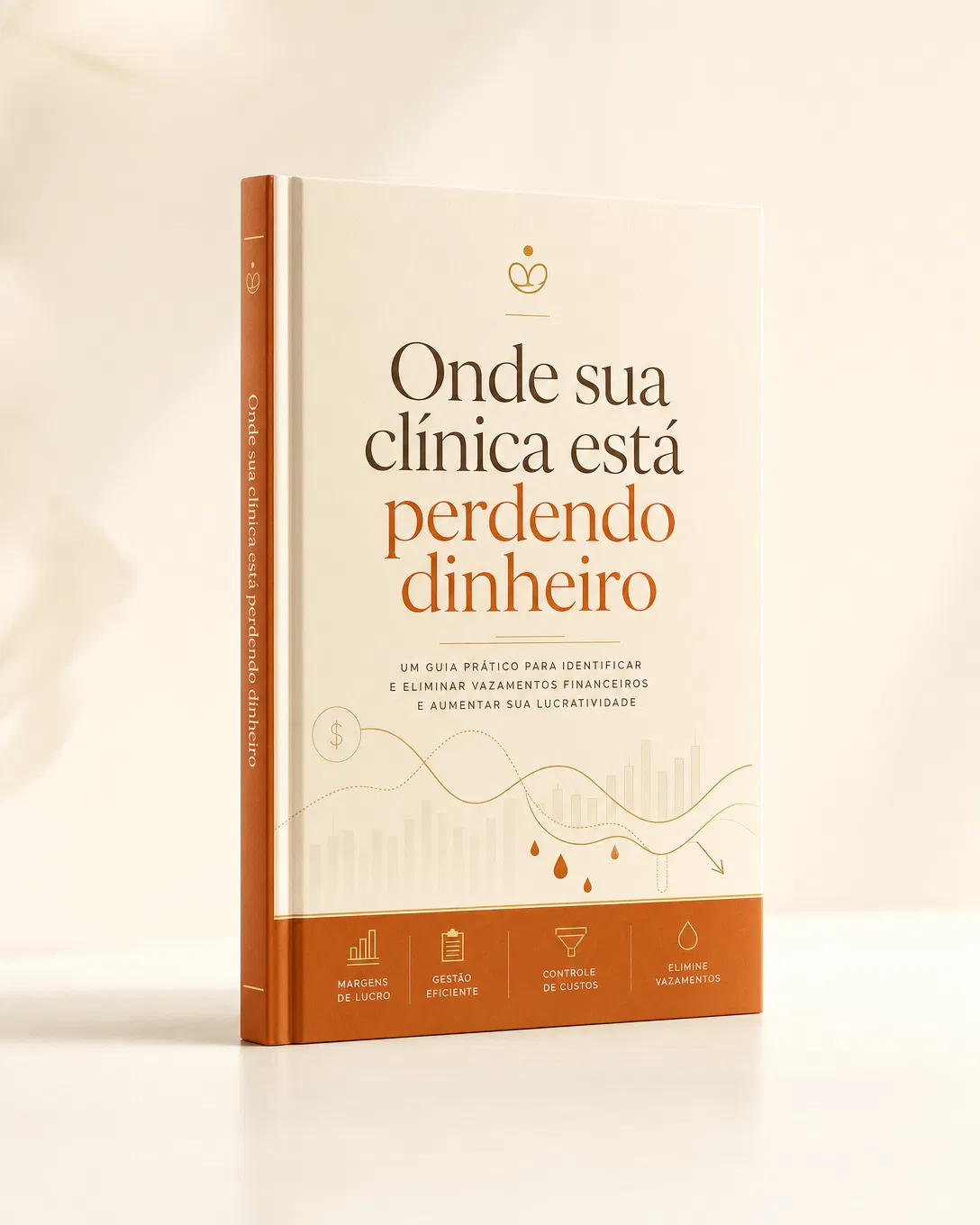 Mockup do ebook Onde sua clínica está perdendo dinheiro