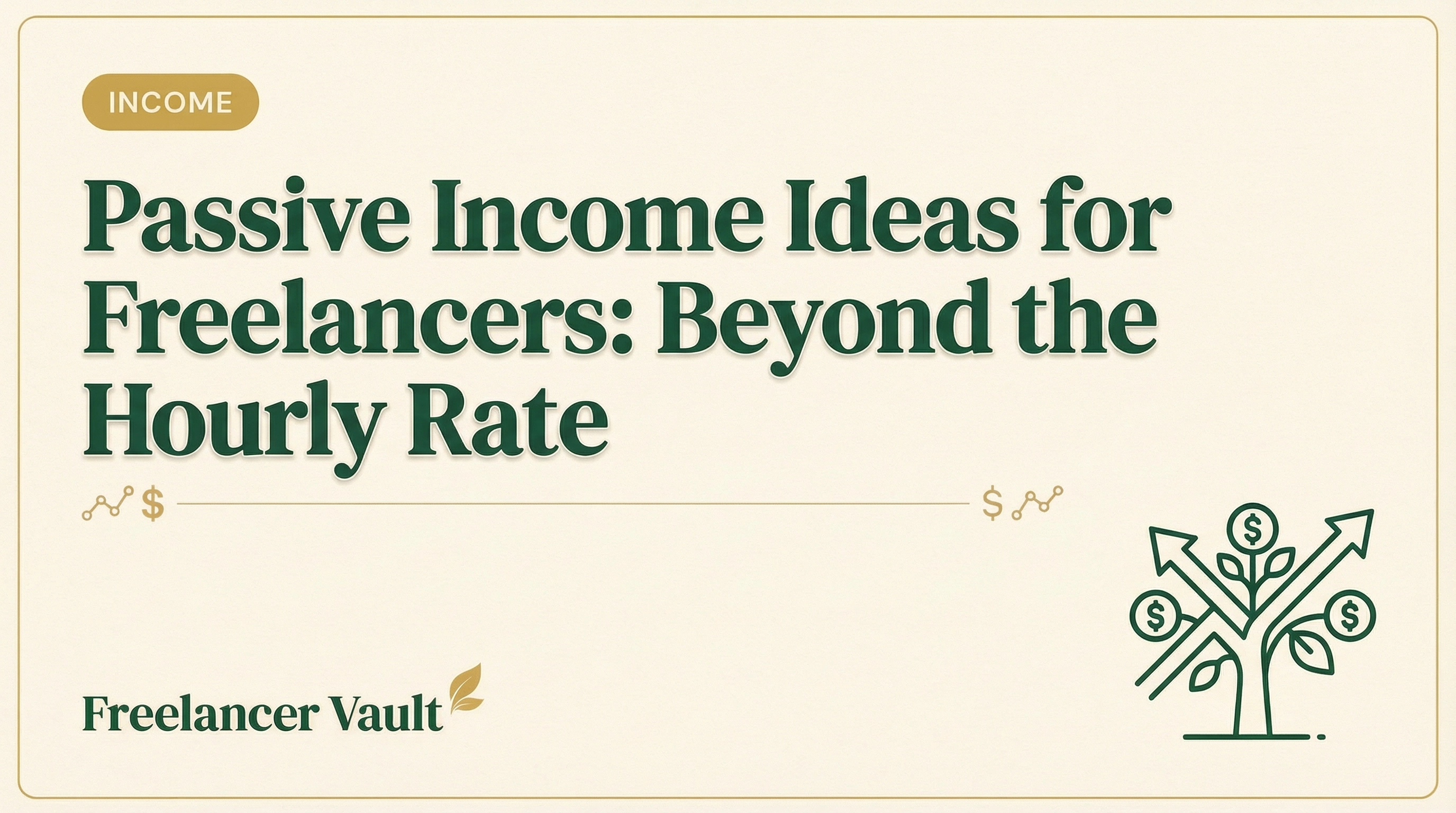 7 Passive Income Ideas for Freelancers