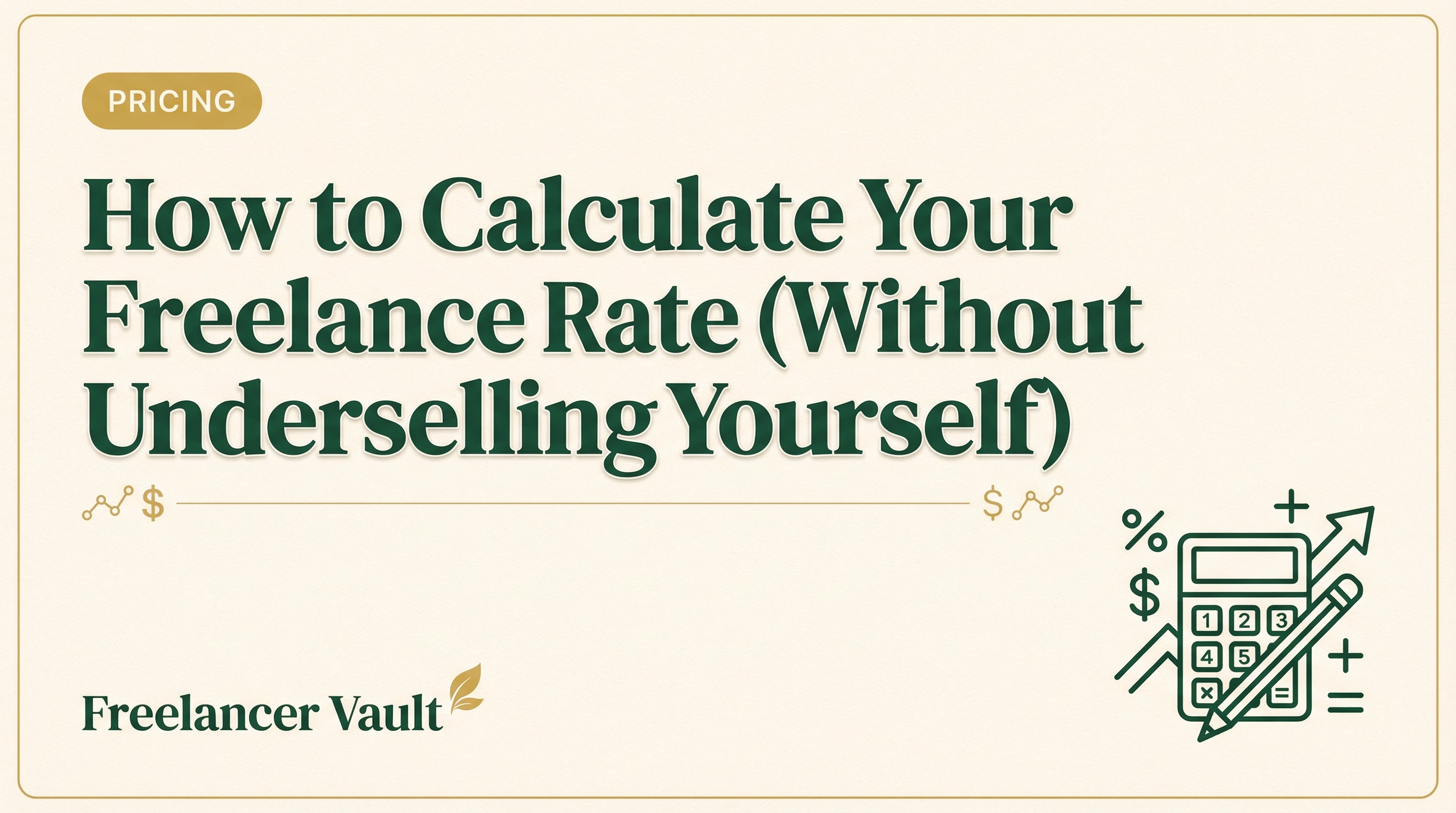 How to Calculate Your Freelance Rate (Free Calculator)