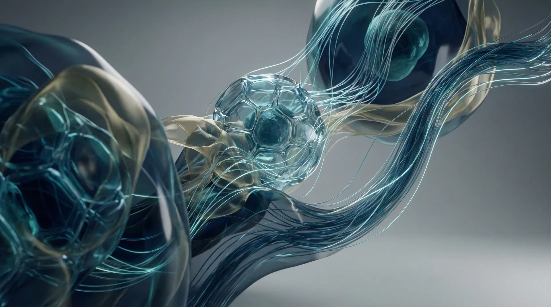 Abstract representation of hormones and metabolism