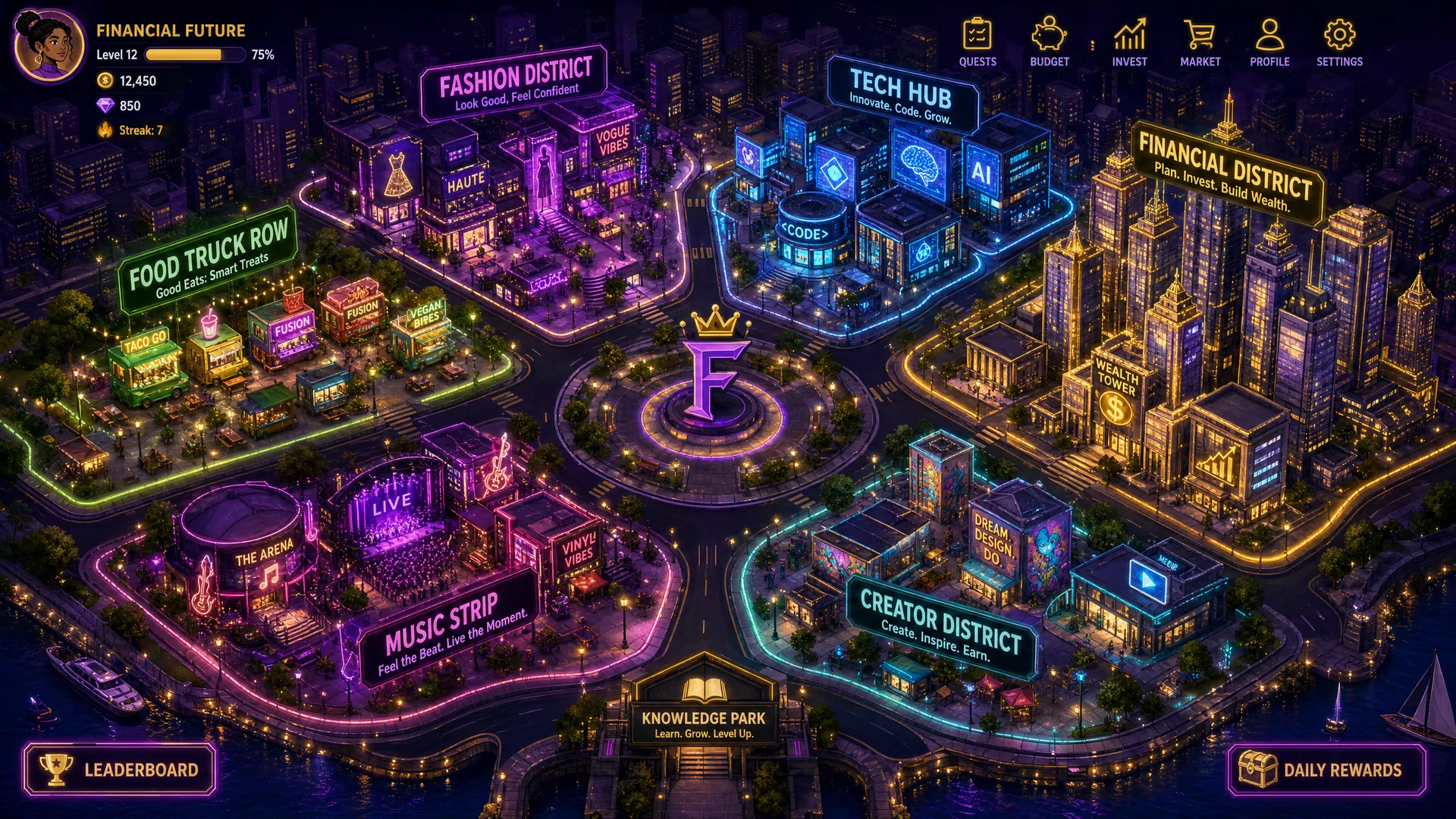 Money Movez City Map