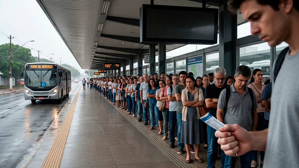 Transporte público de Uberlândia entra em crise e amplia insatisfação popular
